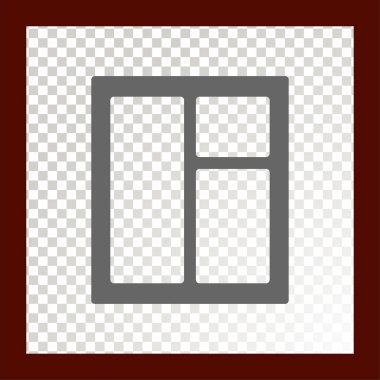pencere web simgesi. Vektör çizim