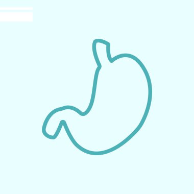 mide renk web simgesi. vektör çizim