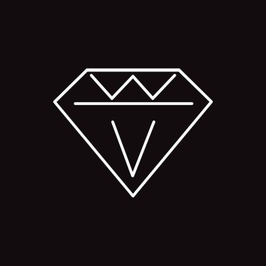 elmas değerli mücevher, vektör çizim