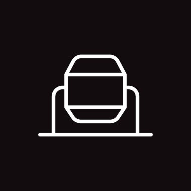 Beton-karıştırıcı web simgesi. Vektör çizim 