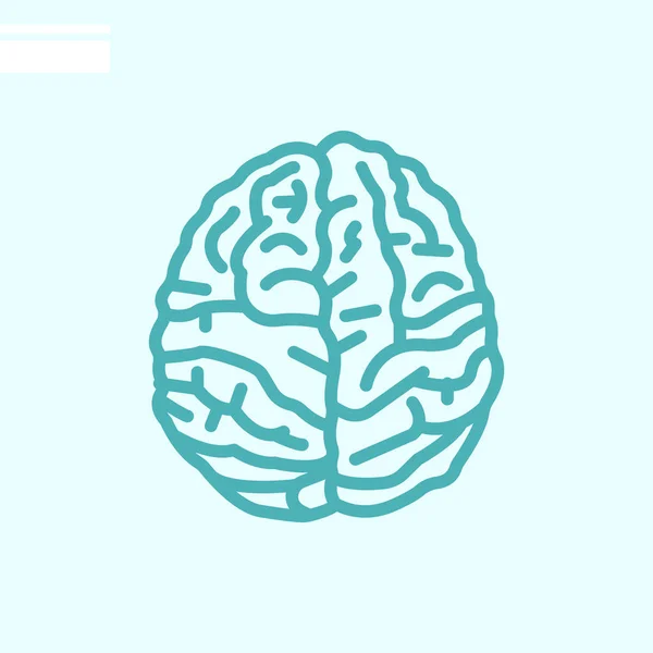Икона Паутины Мозга Векторная Иллюстрация — стоковый вектор
