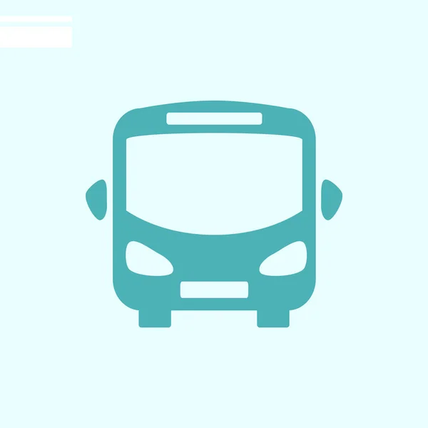 Bus Web Ikone Vektorillustration — Stockvektor