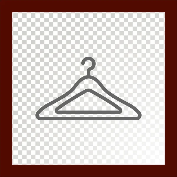 Hanger Web Icon Vector Illustration — Stock Vector