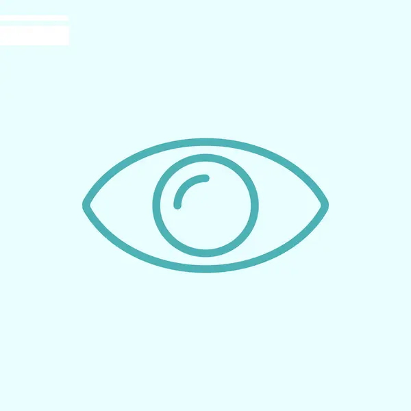 Eye Web Icon Vektorillustration — Stockvektor