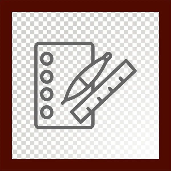 Ikona Strony Internetowej Dokumentu Ilustracja Wektora — Wektor stockowy