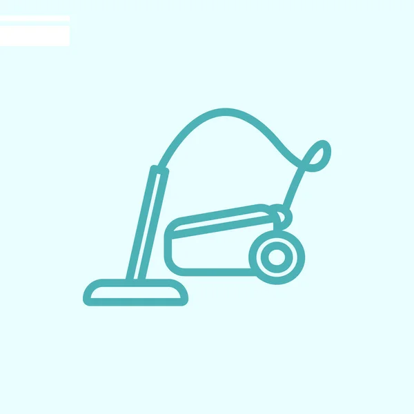 Vacuum Cleaner Web Icon Vector Illustration — Stock Vector