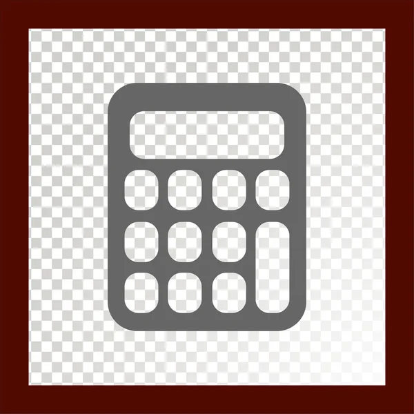 Calculadora Icono Web Ilustración Vectorial — Vector de stock