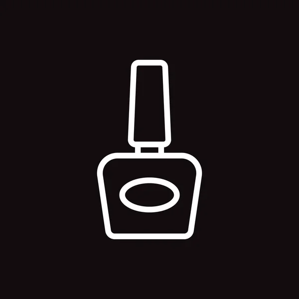 Esmalte Uñas Icono Web Ilustración Vectorial — Archivo Imágenes Vectoriales