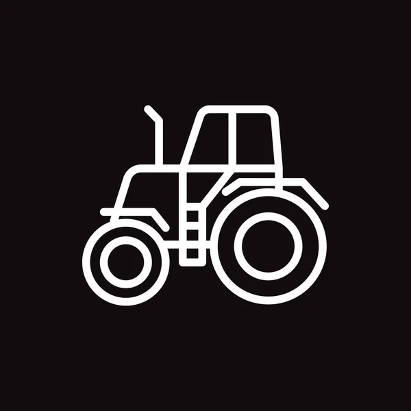 Icono Web Tractor Ilustración Vectorial — Vector de stock