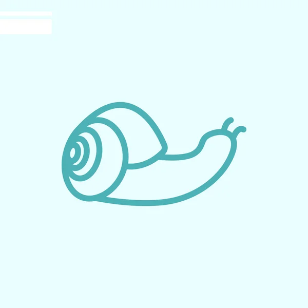 Icône Web Escargot Illustration Vectorielle — Image vectorielle