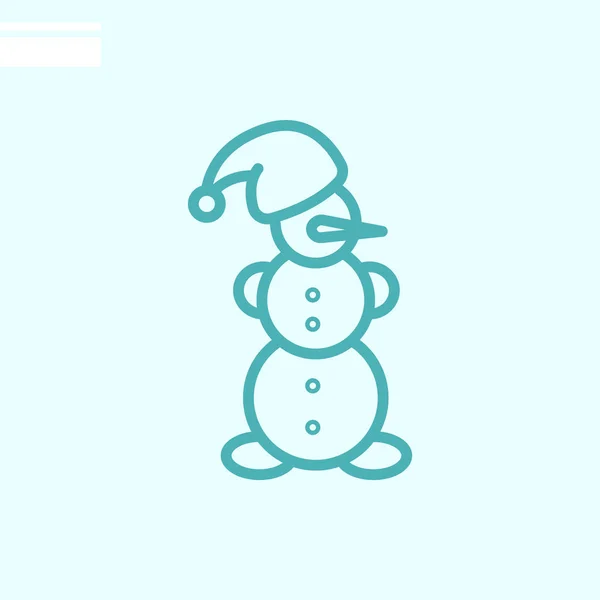 Icône Web Noël Illustration Vectorielle — Image vectorielle