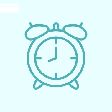  Saat ağı simgesi. Vektör illüstrasyonu 