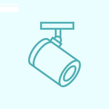 CCTV kamera basit simgesi