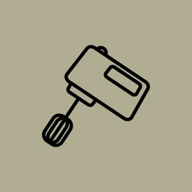 Mikser simge vektör çizim 