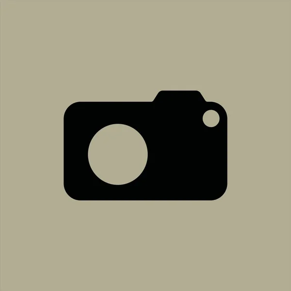 Ilustrace Vektoru Ikony Fotoaparátu — Stockový vektor