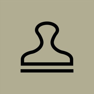 macun bıçak simge vektör çizim 