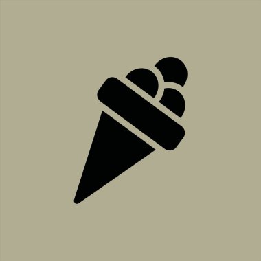 icecream ikon vektör illüstrasyonu 