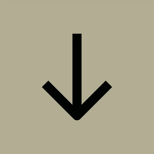 Flèche Icône Vectorielle Illustration — Image vectorielle