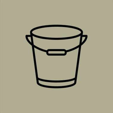 Bin simge vektör illüstrasyonu 