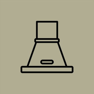 Başlık simge vektör çizim egzoz 