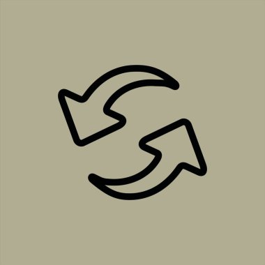 ok simgesi vektör illüstrasyonu 