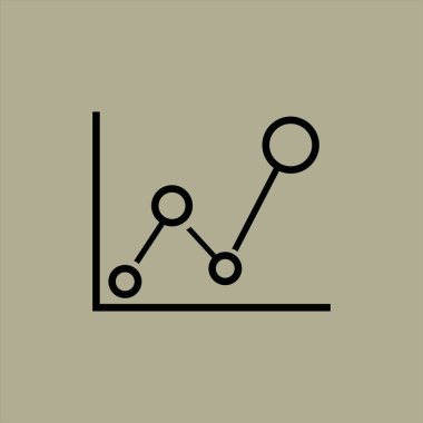 Grafik simgesi vektör illüstrasyonu 