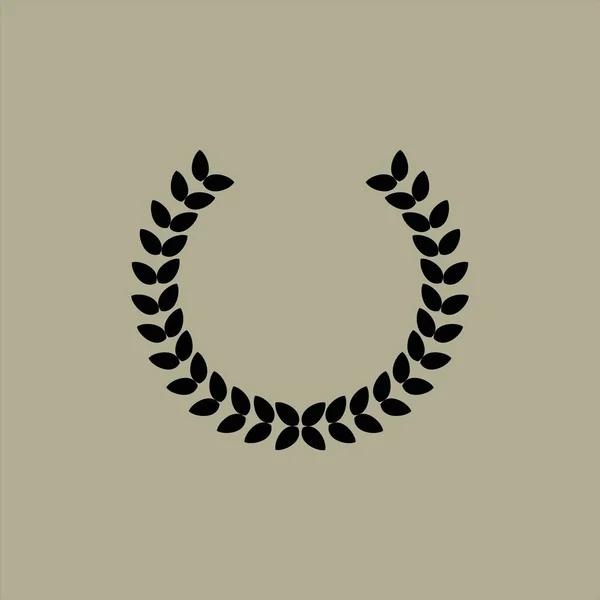 Wreath Icon Vector Illustration — Stock Vector
