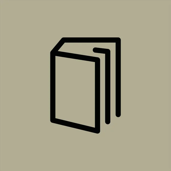 Book Icon Vector Illustration — Stock Vector