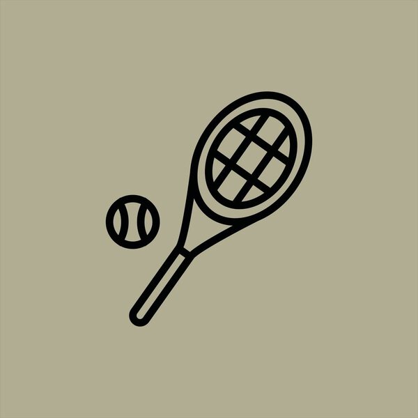 racket  icon vector illustration 