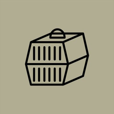 kutu simgesi vektör illüstrasyonu 