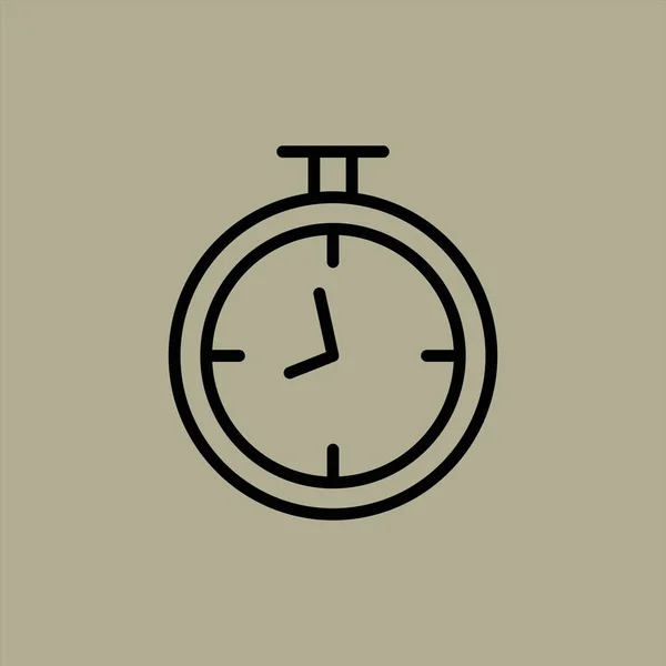 Timer Symbol Vektor Illustration — Stockvektor