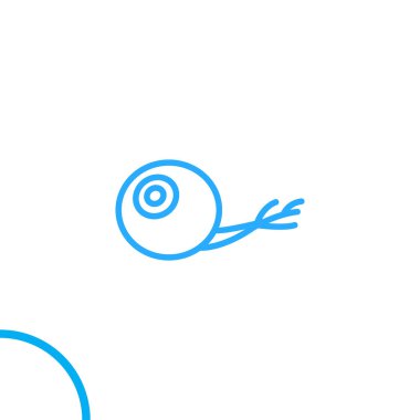 Göz simgesi vektör illüstrasyonu 