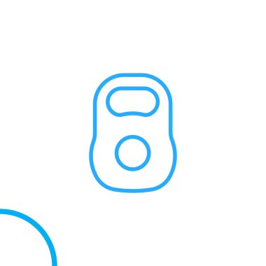 dambıl simgesi vektör illüstrasyonu 