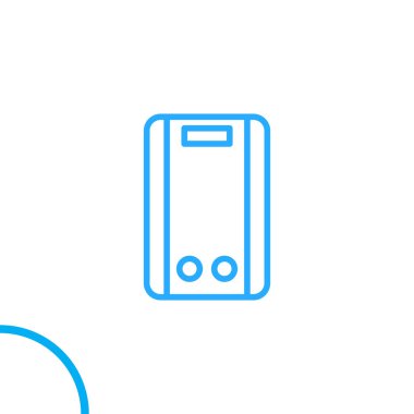 Ölçek simgesi vektör illüstrasyonu 