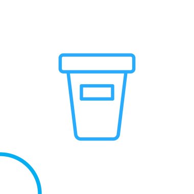 Bin simge vektör illüstrasyonu 