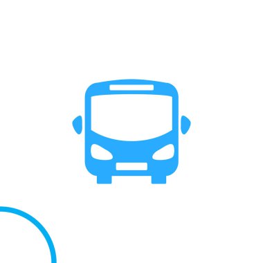 bus simgesi vektör illüstrasyonu 