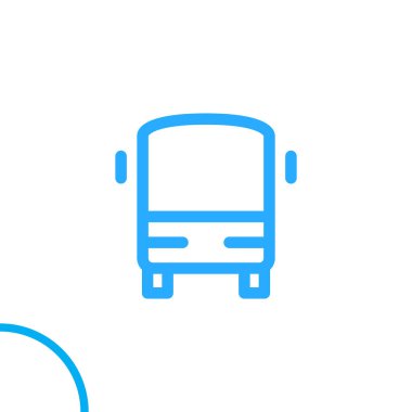bus simgesi vektör illüstrasyonu 