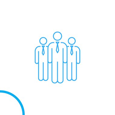 Takım simgesi vektör illüstrasyonu 