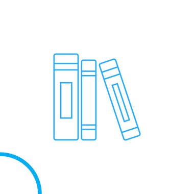 kitap simgesi vektör illüstrasyonu 