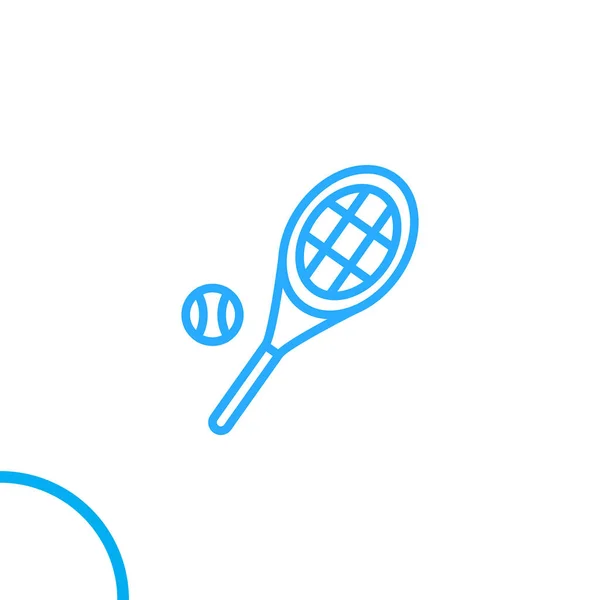 Illustration Vectorielle Icône Tennis — Image vectorielle