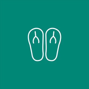 plaj terlikleri simgesi 