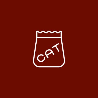 Kedi Gıda kutsal kişilerin resmi, vektör çizim 