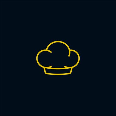 şapka simge vektör tasarlamak yemek 