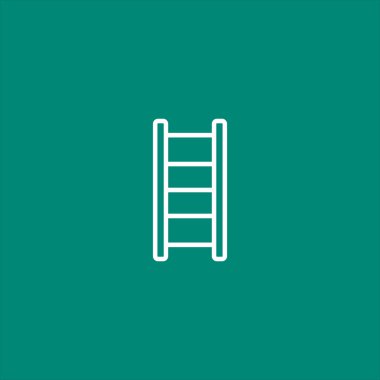 merdiven düz simgesi  