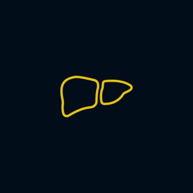  karaciğer tıp simgesi