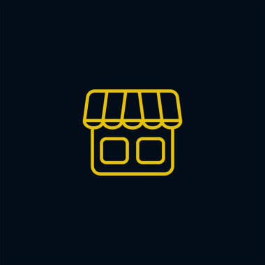 Dükkanı web simgesi, vektör çizim 