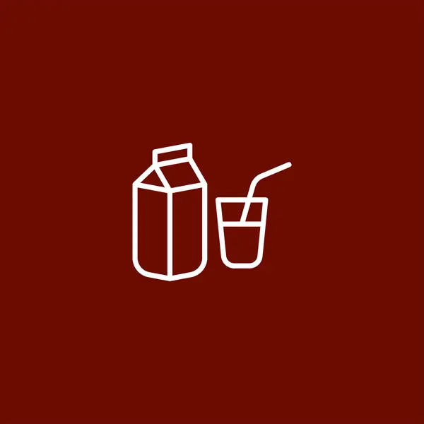 Векторная Иллюстрация Молока — стоковый вектор