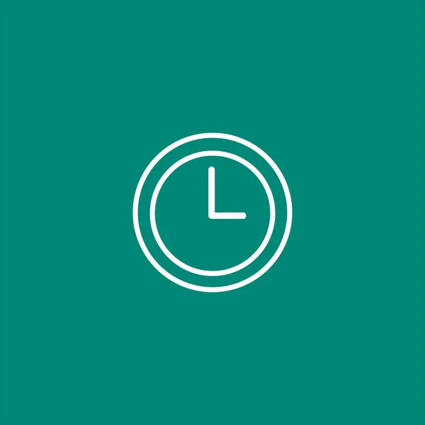 Значок круглых часов — стоковый вектор