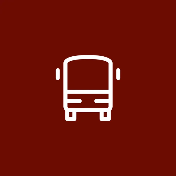 Bus Symbol Vektor Illustration — Stockvektor