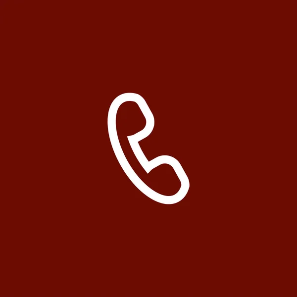 Illustration Des Telefon Symbols — Stockvektor